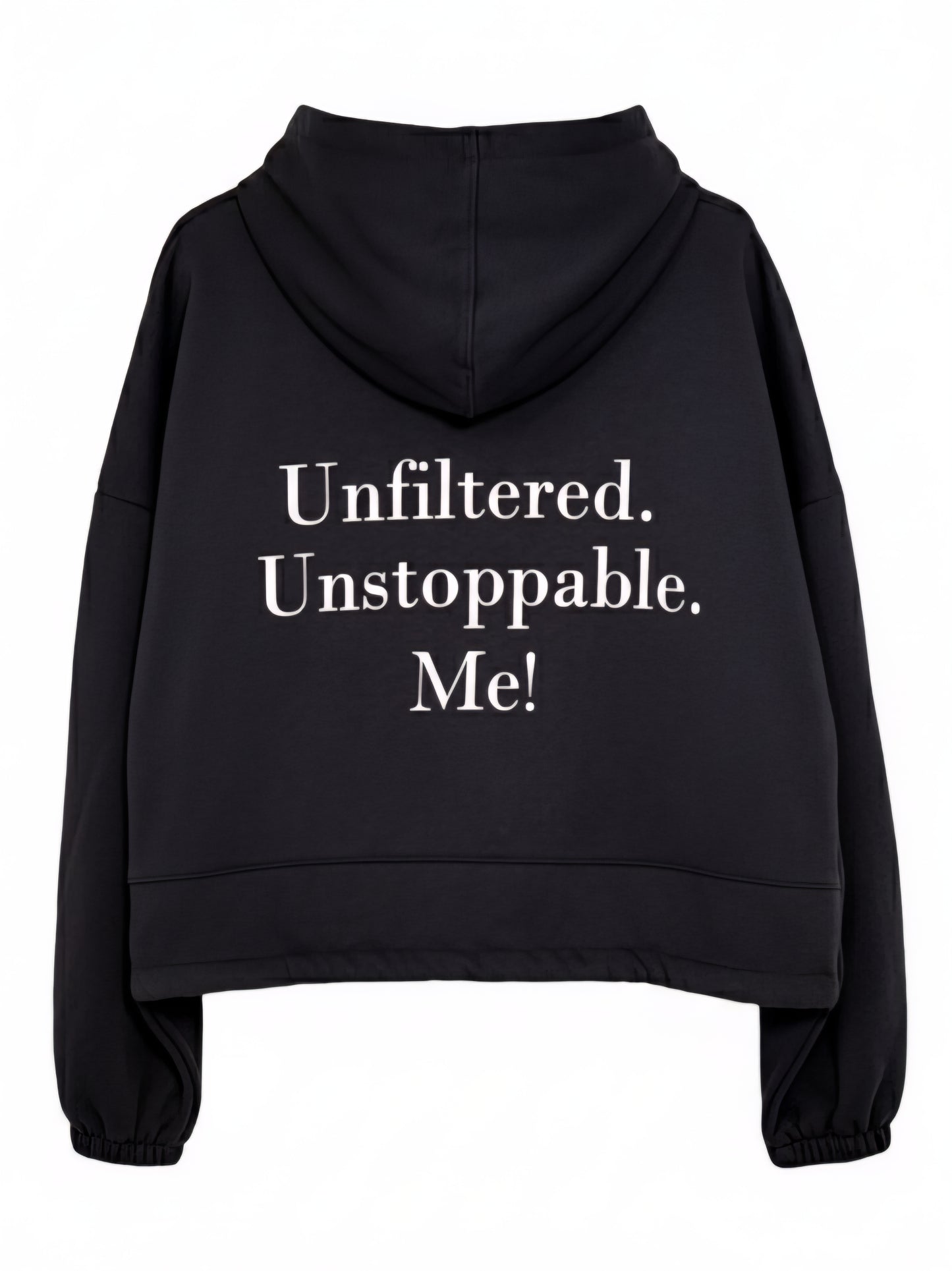 Unstoppable - Cropped Oversized Hoodie