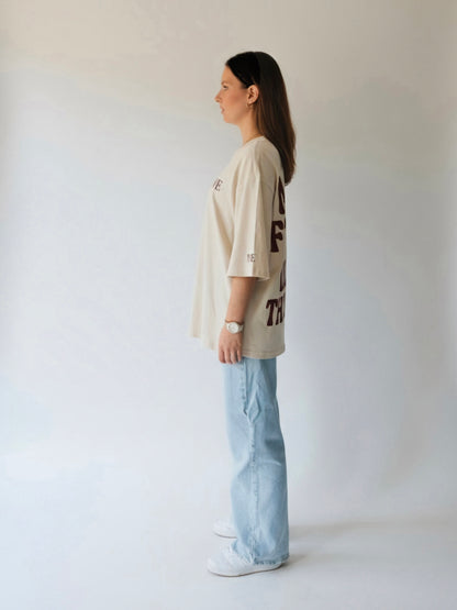 More Feeling, Less Thinking - Oversized Tshirt